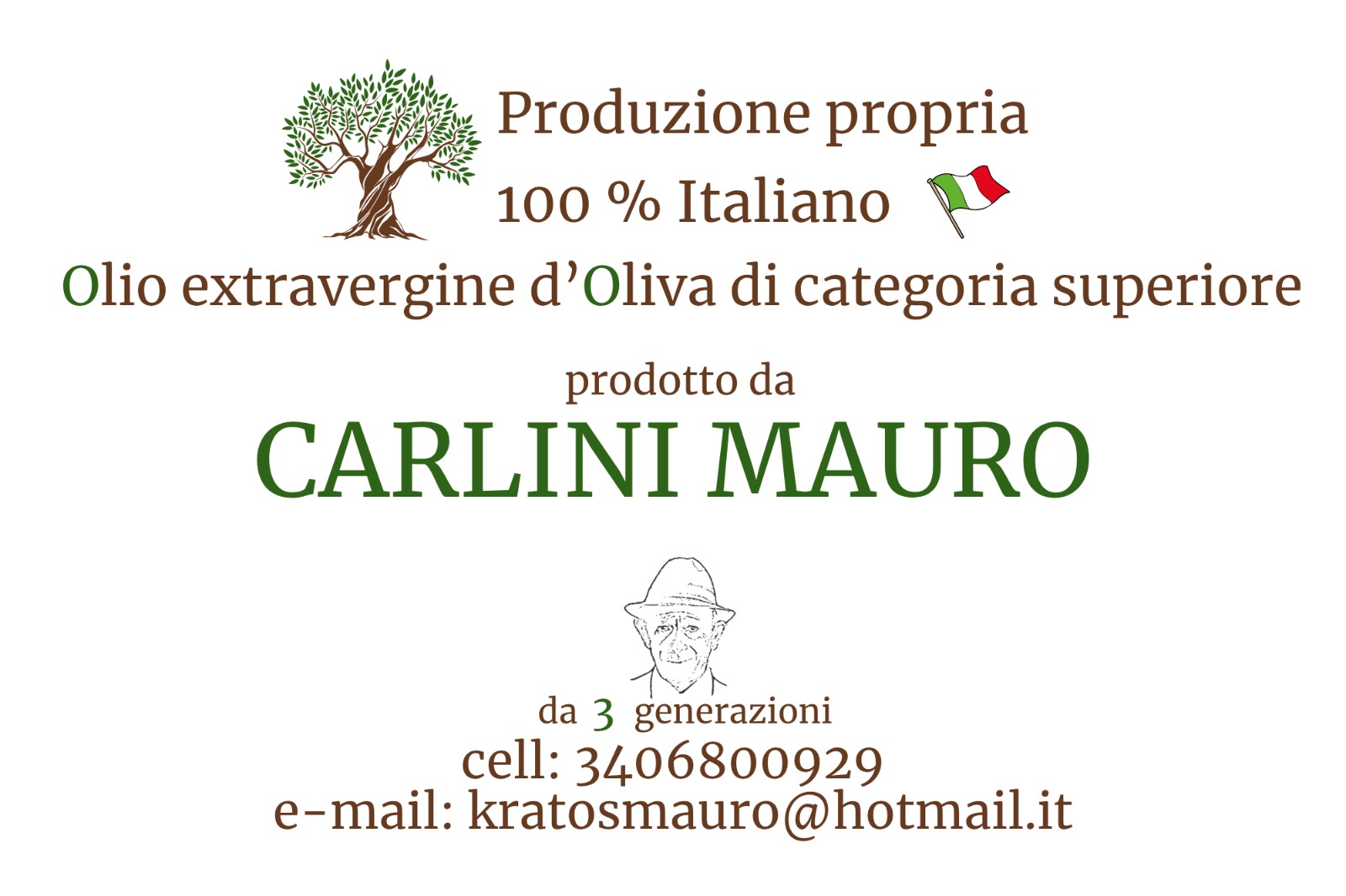 Carlini Mauro - Olio extravergine d'Oliva